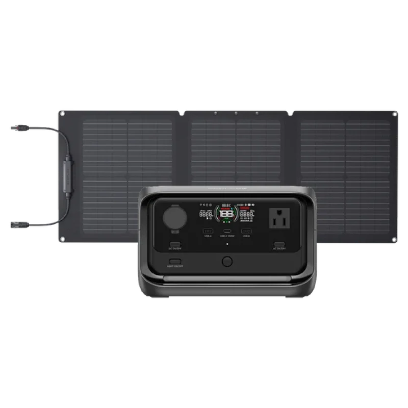 Combo River 3 Plus + Panel Solar 60W