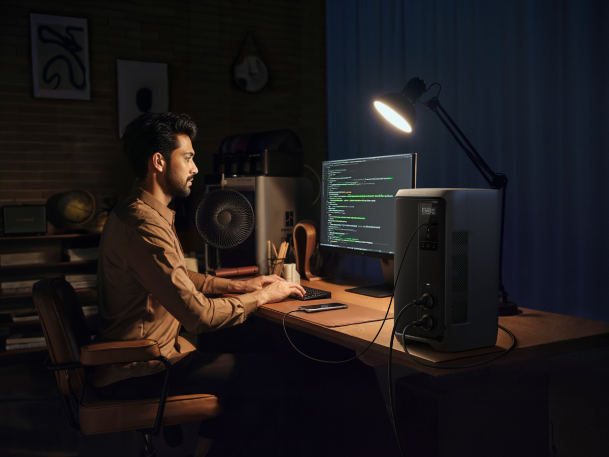 EcoFlow DELTA 3 Air 2000W – Imagen de uso en interiores | PowerMe Energy